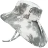 Kids Cotton Adventure Hats | Black Tie-Dye