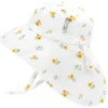 Kids Cotton Adventure Hats | Yellow Flower