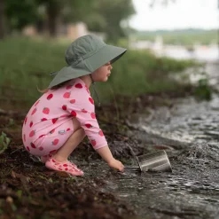 Kids Cotton Adventure Hats | Juniper Green