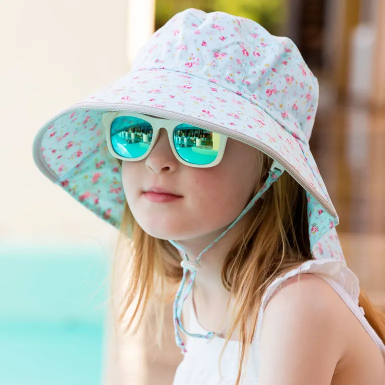 Kids Cotton Adventure Hats | Retro Rose