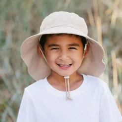 Kids Cotton Adventure Hats | Olive Khaki