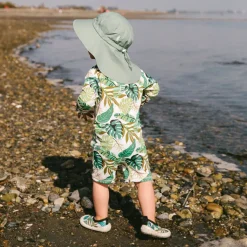 Kids Cotton Adventure Hats | Juniper Green
