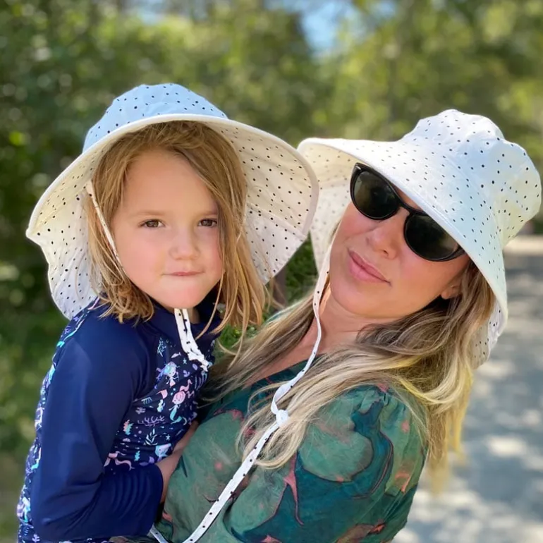 Kids Cotton Adventure Hats | Dots