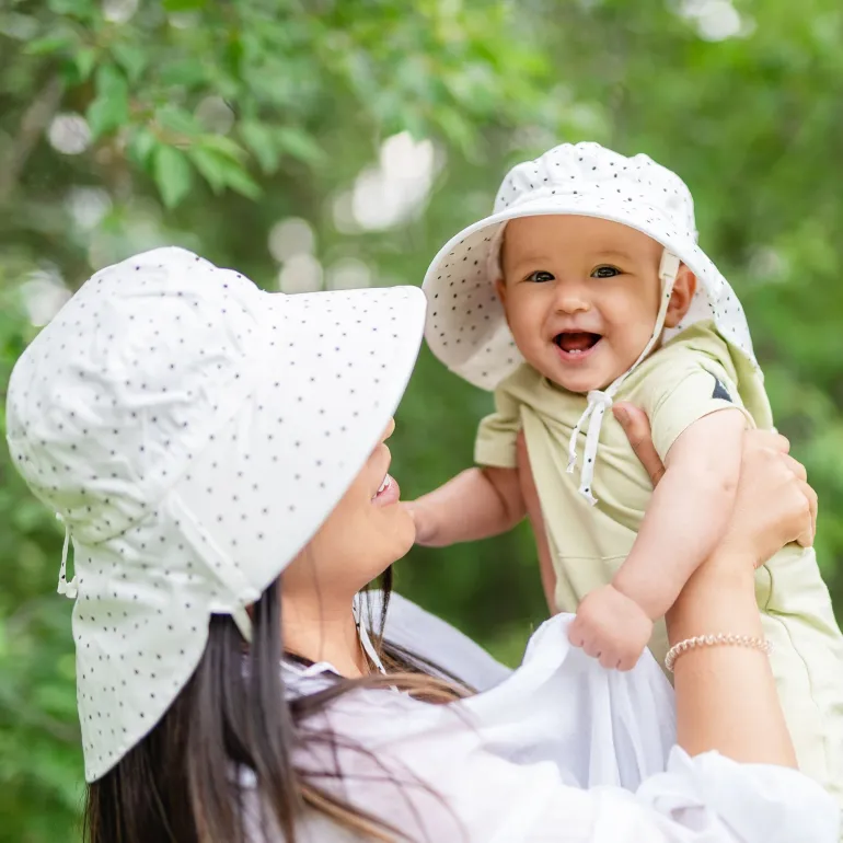 Kids Cotton Adventure Hats | Dots