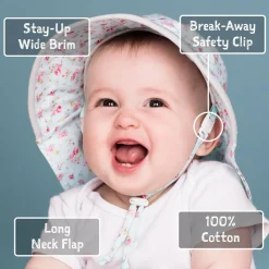 Kids Cotton Adventure Hats | Dots