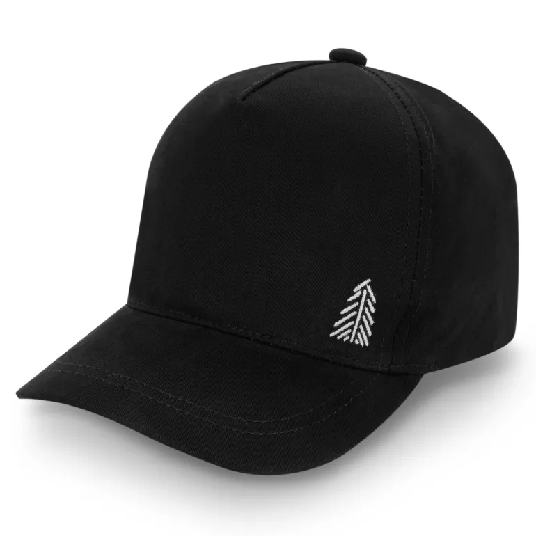 Kids Cotton Baseball Caps | Black