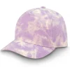 Kids Cotton Baseball Caps | Lavender Tie-Dye