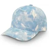 Kids Cotton Baseball Caps | Blue Tie-Dye