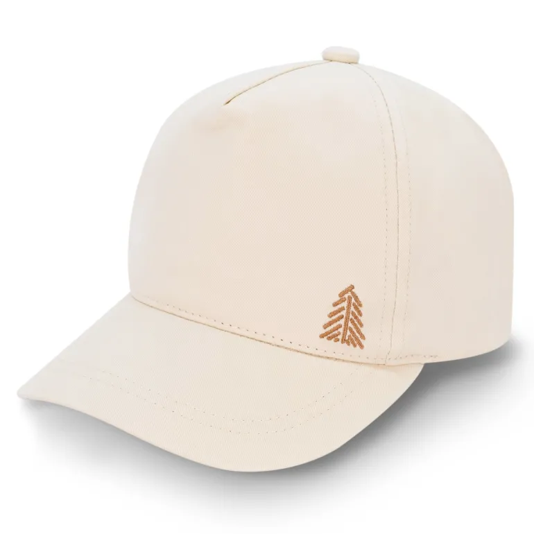 Kids Cotton Baseball Caps | Beige
