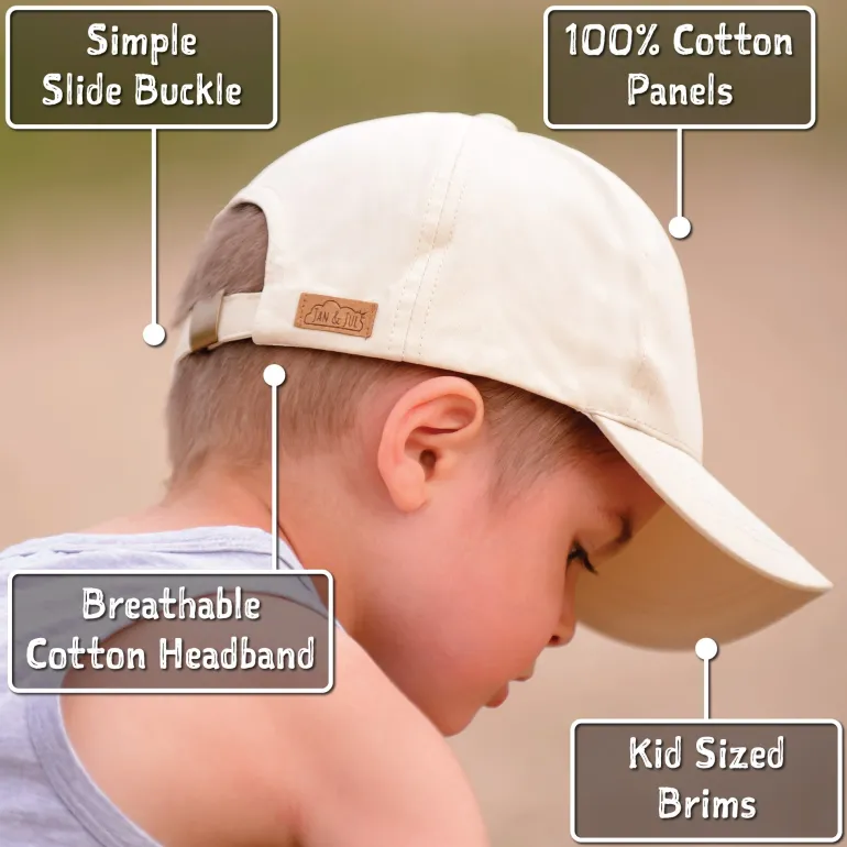Kids Cotton Baseball Caps | Lavender Tie-Dye