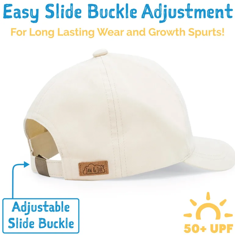 Kids Cotton Baseball Caps | Blue Tie-Dye