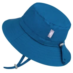 Kids Cotton Bucket Hats | Atlantic Blue