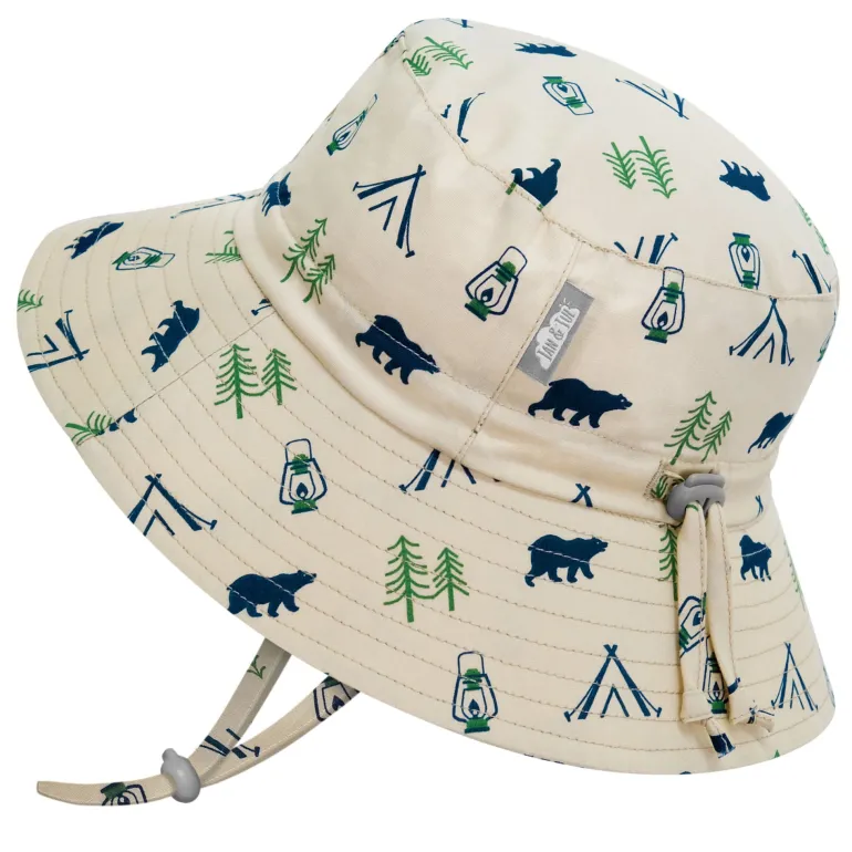 Kids Cotton Bucket Hats | Bear Camp