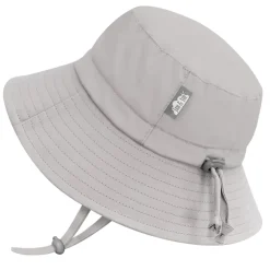 Kids Cotton Bucket Hats | Ash Grey