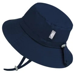 Kids Cotton Bucket Hats | Navy