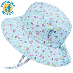 Kids Cotton Bucket Hats | Retro Rose