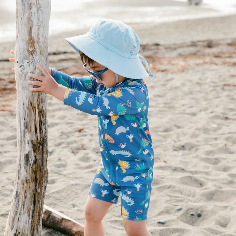 Kids Cotton Bucket Hats | Light Blue
