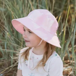 Kids Cotton Bucket Hats | Pink Tie-Dye