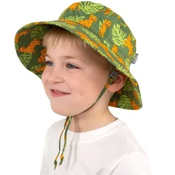Kids Cotton Bucket Hats | Leopard