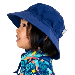 Kids Cotton Bucket Hats | Navy