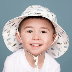 Kids Cotton Bucket Hats | Dino