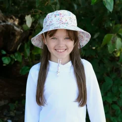 Kids Cotton Bucket Hats | Pretty Petals