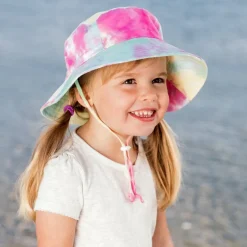 Kids Cotton Bucket Hats | Watermelon Tie-Dye