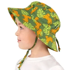 Kids Cotton Bucket Hats | Leopard
