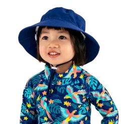 Kids Cotton Bucket Hats | Navy