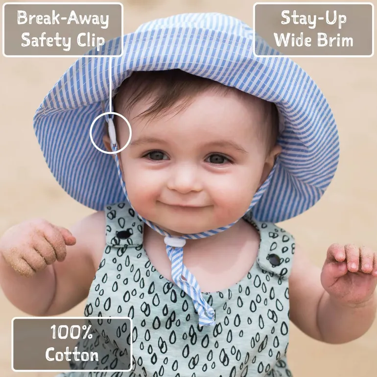 Kids Cotton Bucket Hats | Cool Tropical