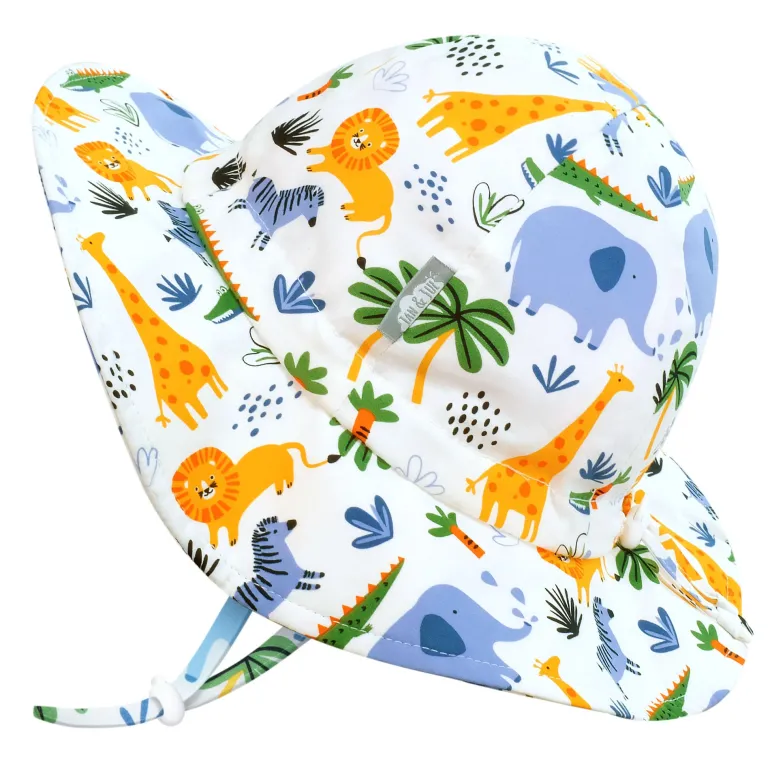 Kids Cotton Floppy Hats | Safari