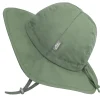 Kids Cotton Floppy Hats | Juniper Green