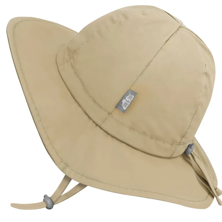Kids Cotton Floppy Hats | Olive Khaki