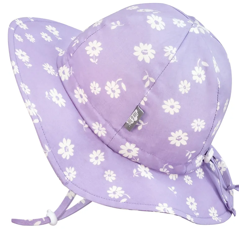 Kids Cotton Floppy Hats | Purple Daisy