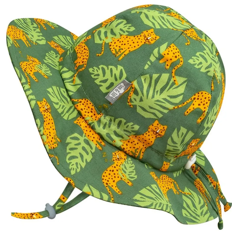 Kids Cotton Floppy Hats | Leopard