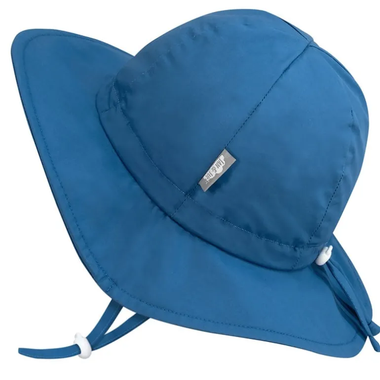 Kids Cotton Floppy Hats | Atlantic Blue