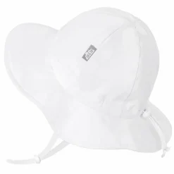 Kids Cotton Floppy Hats | White