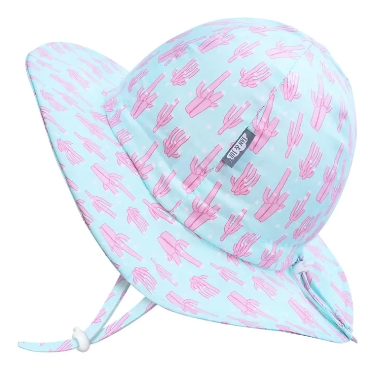 Kids Cotton Floppy Hats | Coral
