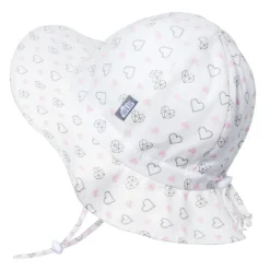 Kids Cotton Floppy Hats | Diamond Hearts