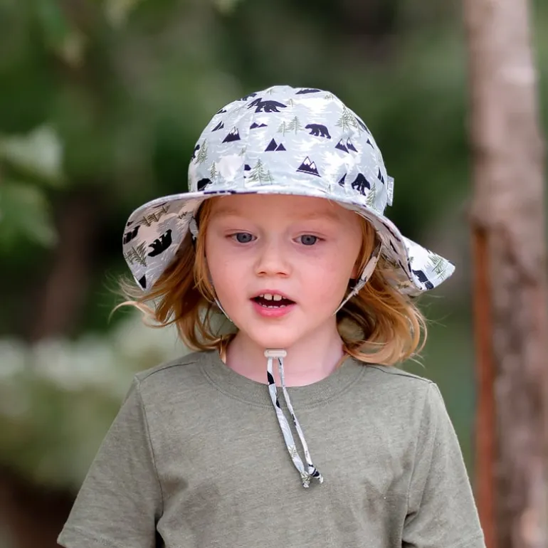Kids Cotton Floppy Hats | Bear