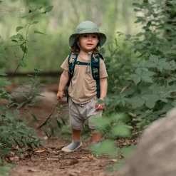 Kids Cotton Floppy Hats | Juniper Green