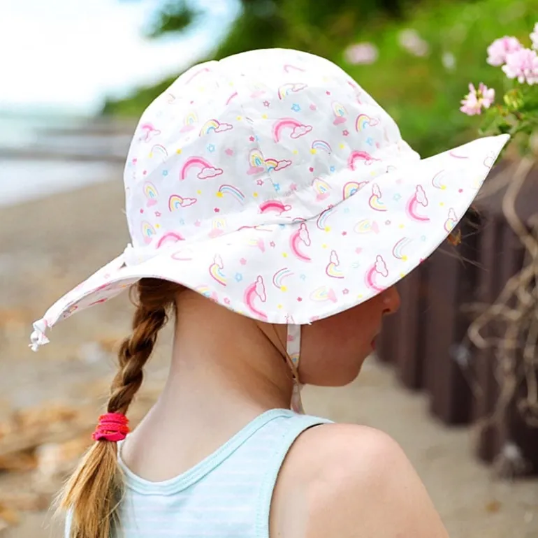 Kids Cotton Floppy Hats | Rainbow