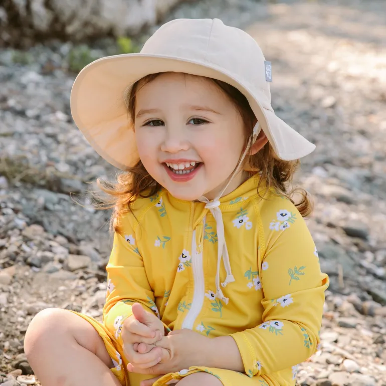 Kids Cotton Floppy Hats | Sand