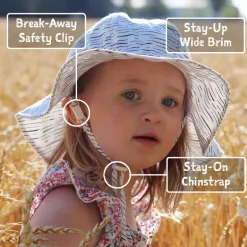 Kids Cotton Floppy Hats | Coral