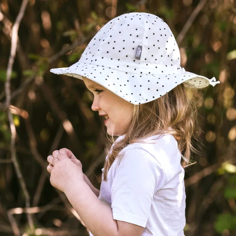 Kids Cotton Floppy Hats | Dots