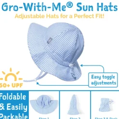 Kids Cotton Floppy Hats | Grey