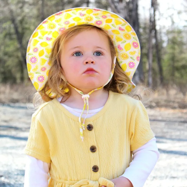 Kids Cotton Floppy Hats | Lemons