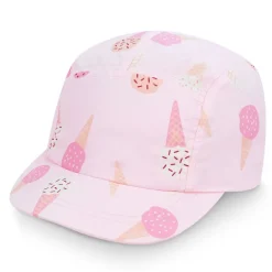 Kids Five Panel SunLite Caps | Pink Ice Cream