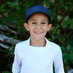 Kids Five Panel SunLite Caps | Navy