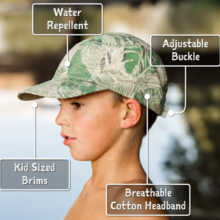 Kids Five Panel SunLite Caps | Jungle Safari